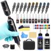 Tuffking Sada tetovacího strojku - Tetovací pero a nástroje vhodné pro začátečníky