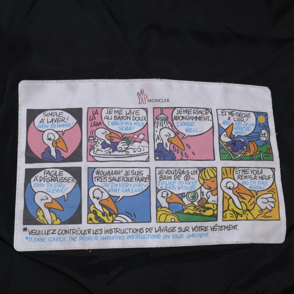 Moncler 22 Year Old FLAMMETTE Down Jacket Coat 2 blackUsed