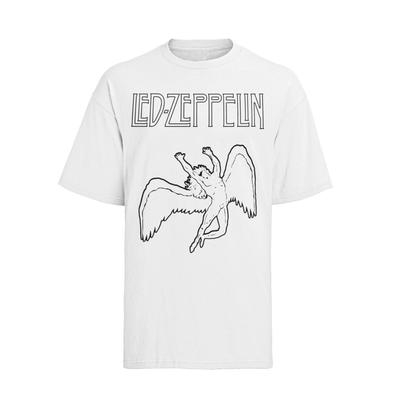 Led Zepplin Rock Band 70er Konzert Herren T-Shirt Baumwolle
