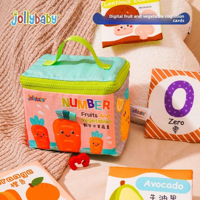 

Baby Early Education Cloth Card Set With Washable Tearresistant Material For Infant Learning And Sensory Development Fruits