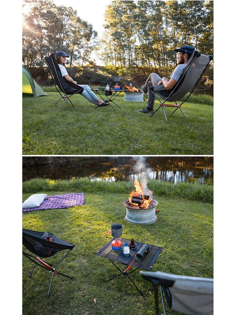 Multifunctional Aluminum Folding Camping Table - Portable, Thickened, Splicable