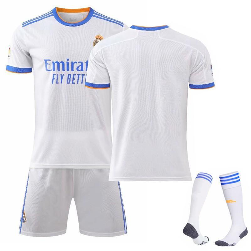 21-22 Home White 9 Benzema 10 Modric 7C Ronaldo Jersey 20 Vinicius Football