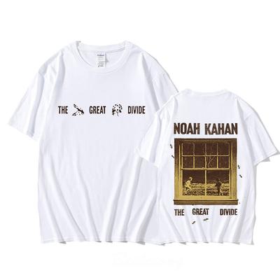 Noah Kahan T-Shirt 100% Cotton Short Sleeve Round Neck Tees Women Men Casual Fashion Tees Graphic Printing Tops Summer
