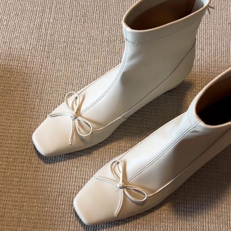 Under-eye Height Shoes, Niche Stretch Boots, Women's Shoes, New Style Short Boots