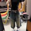 Sommer 2025 Damen High-Waist Retro Weitbeinige Jeans