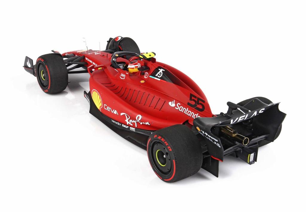 BBR MODELS Scale Ferrari Bahrain GP 2022 Leclerc Winner BBR221816DIE 1/18 F1-75 C. (Case Included)