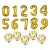 30/40Inch Number Balloons Rose Gold Silver Blue Confetti Digital Globos Wedding Birthday Party Decoration Baby Shower Supplies