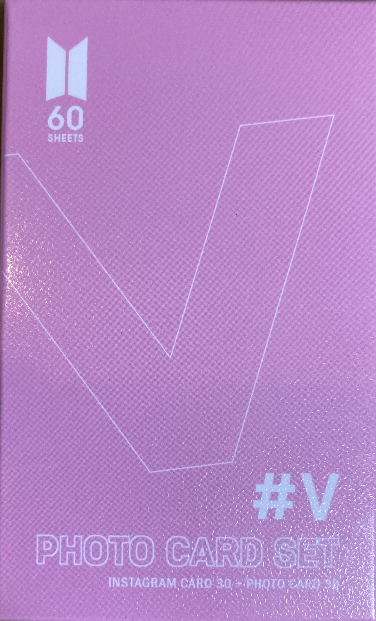 

V Tete Goods Photocard 60 Pieces Photocard Set 60p Bangtan Boys (V)