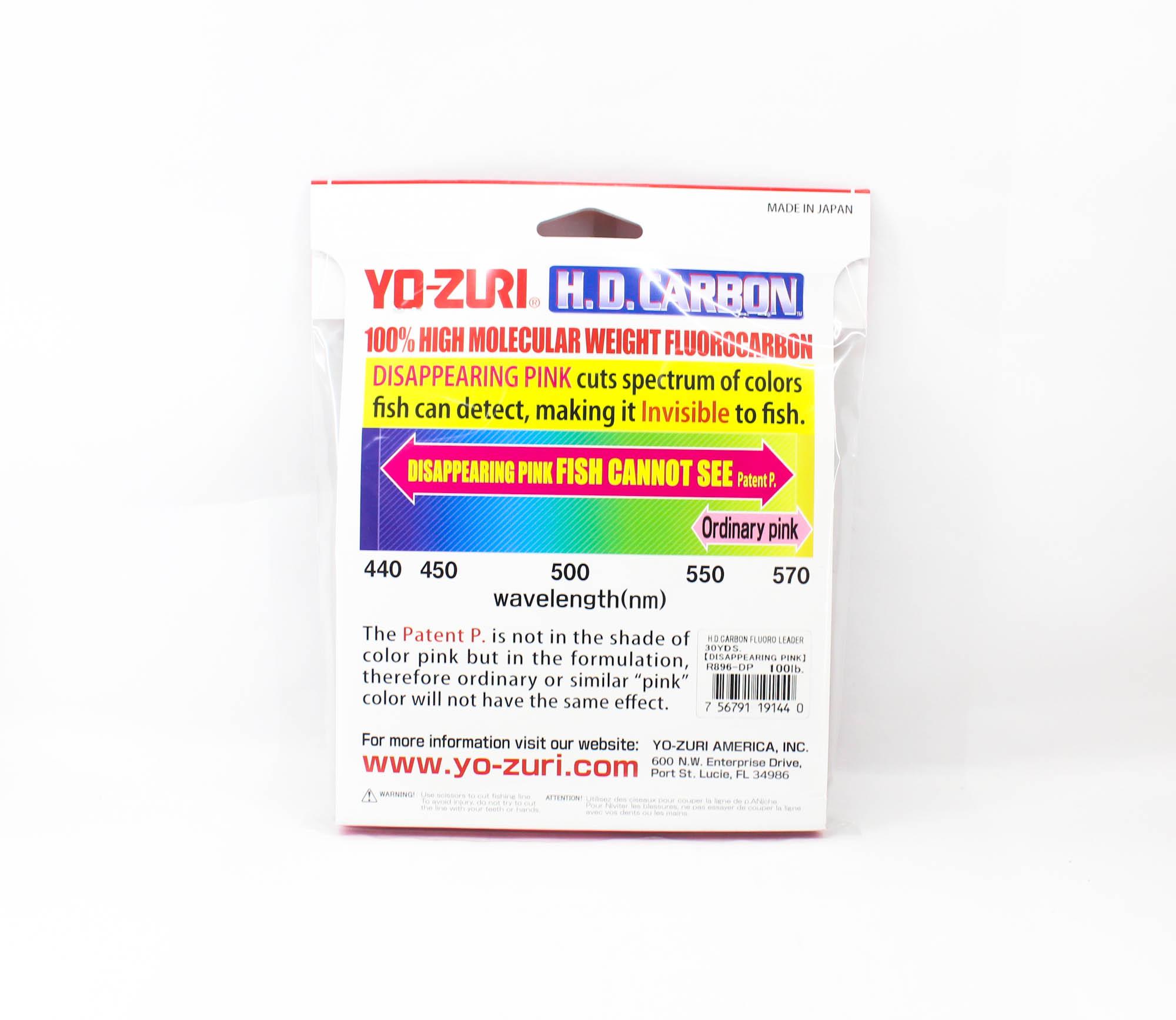 Bas De Ligne Fluorocarbone Yo Zuri Super Fluoro - 100 Lb / 0.953 Mm - 30 Yards - R1494-NC