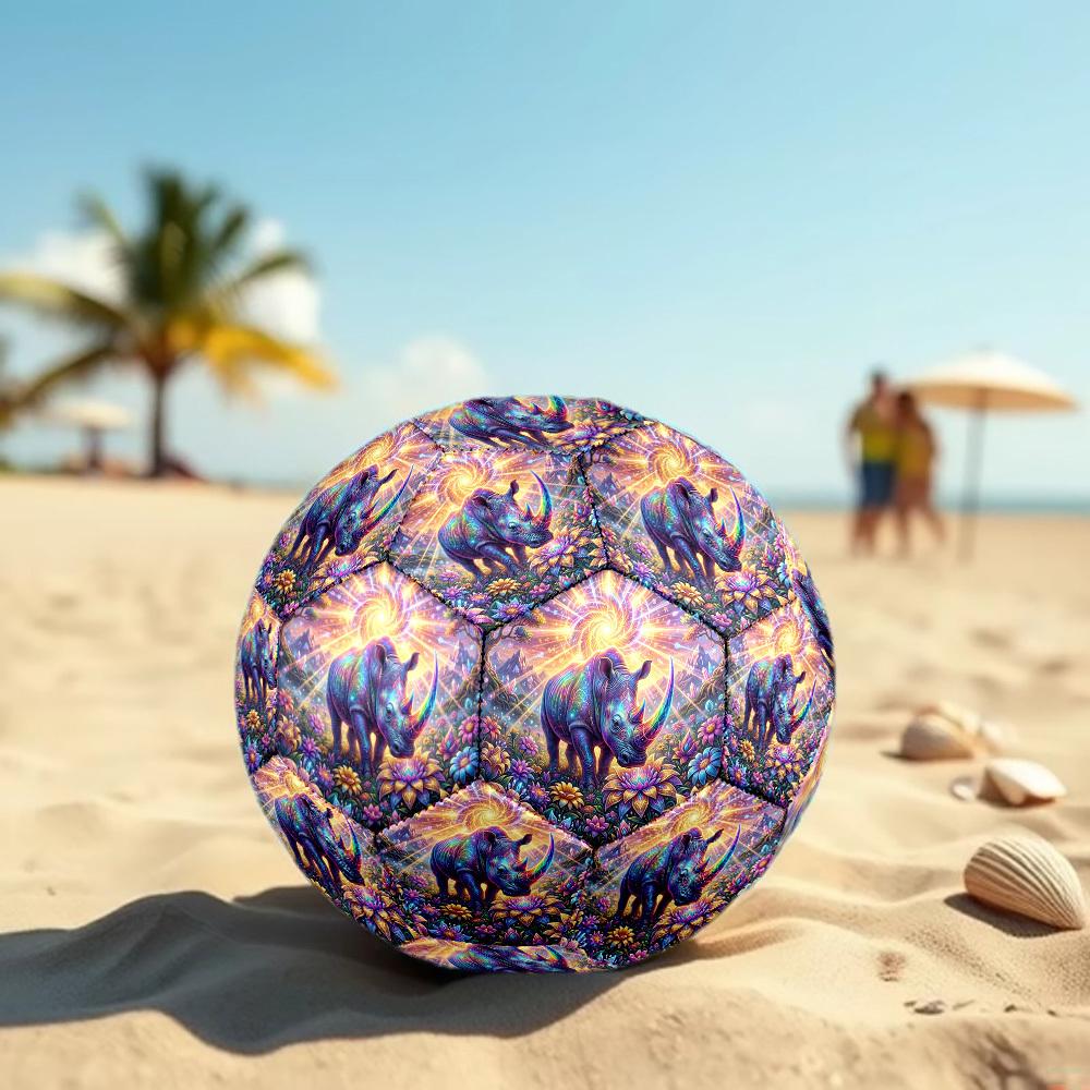 1pc Rhino Garden Durable Size 5 Soccer Ball Professional Match Training Football Indoor &Outdoor Sports Ball p60148