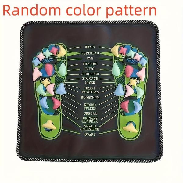 Traditional Chinese Medicine Acupressure Foot Massage Mat - Battery-Free Health And Wellness Accessory