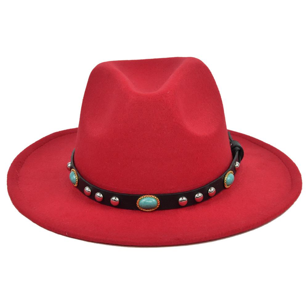 Edge Fedora Hat Black Top Hat 