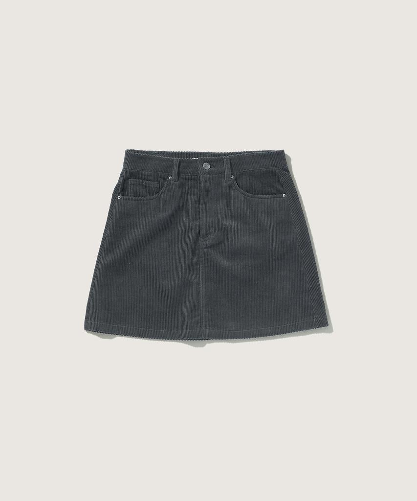 Plack Woman Corduroy Skirt M97 Rinse
