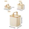 Oxford Cloth Folding Laundry Hamper Large Capacity Fabric Storage Bins  Toy Storage