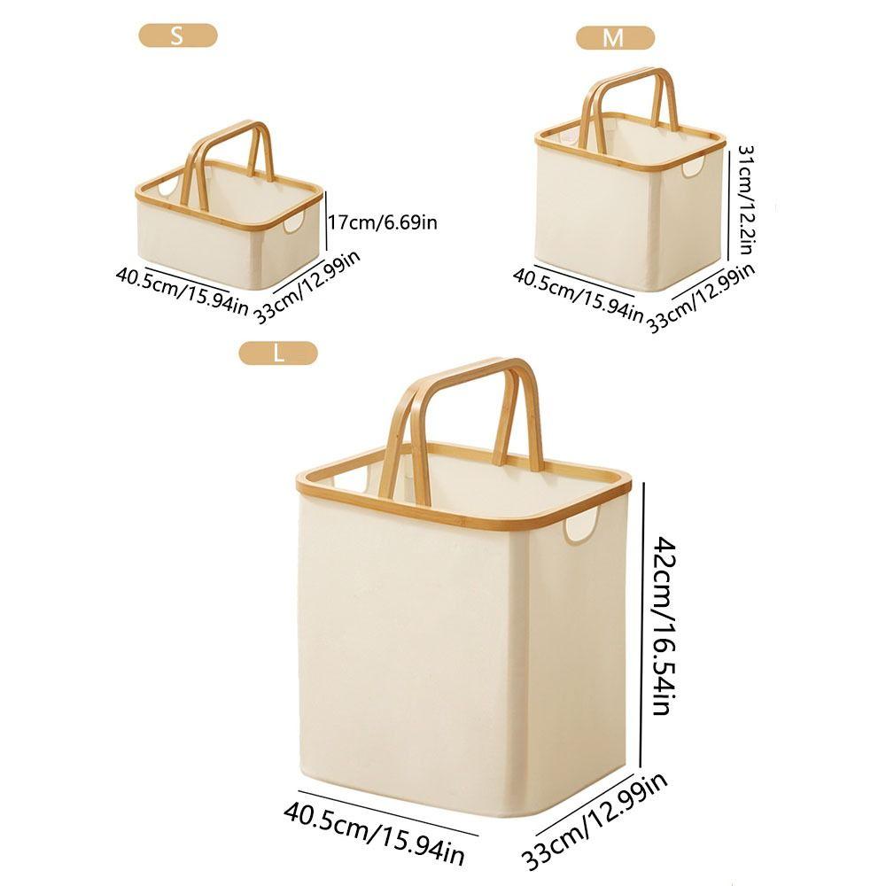 Oxford Cloth Folding Laundry Hamper Large Capacity Fabric Storage Bins  Toy Storage
