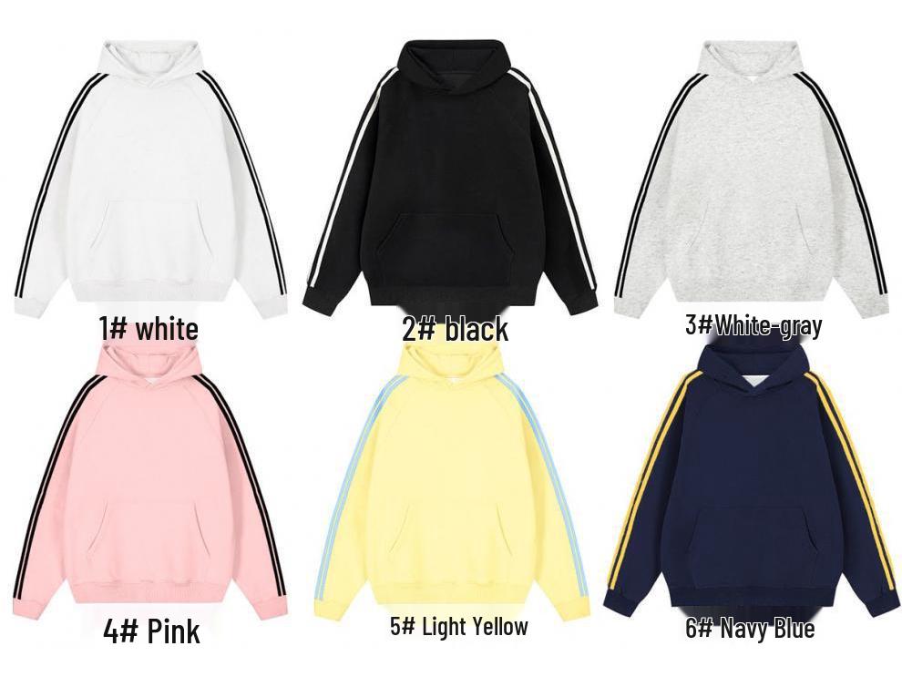 YS8 Women's Retro Color Block Stripe Hoodie, Autumn 2025 Design