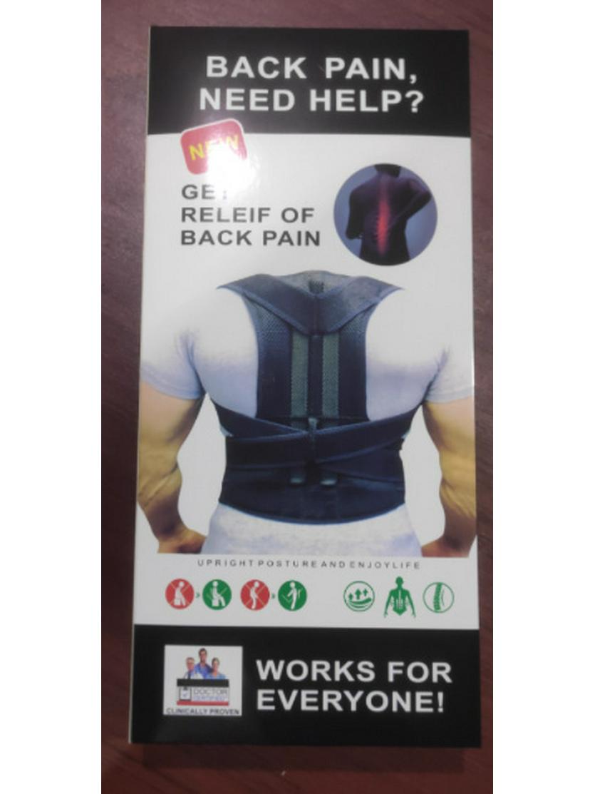 

Корректор осанки для взрослых: Пояс для поддержки спины, груди и плеч для профилактики горба, для мужчин и женщин. S