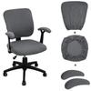 Solid Color Office Chair Covers Polyester Rotary Chair Protector  Gaming Chair