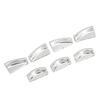 7pcs Window Lift Button Trim Sticker ABS Chrome Silver Replacement for Mercedes Benz A B C E CLA