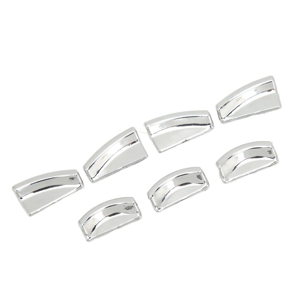 7pcs Window Lift Button Trim Sticker ABS Chrome Silver Replacement for Mercedes Benz A B C E CLA