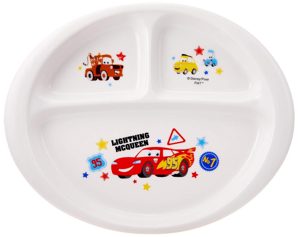 Disney Pixar Friends Lunch 707136 "Cars" Plate, 23cm, White,