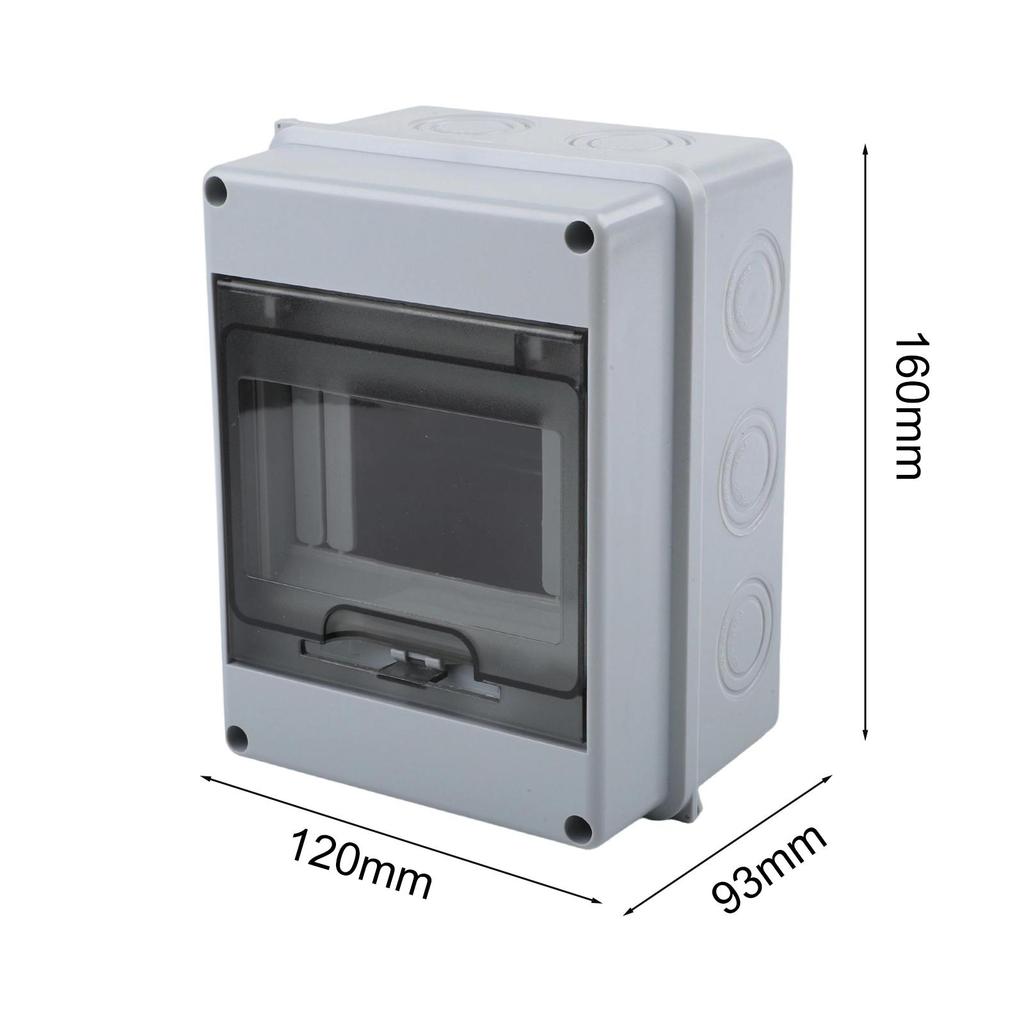 Wet Room Compatible Waterproof Electrical Distribution Box Designed to Protect Fuses from Environmental Influences