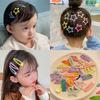 4 Stück Kinder Haarnadel Geometrische Haarspangen Mädchen Gebrochene Haarspangen Ponyclips Kinder Haarschmuck