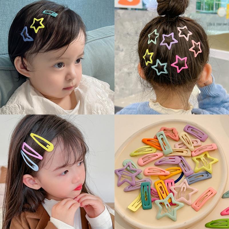 4 Stück Kinder Haarnadel Geometrische Haarspangen Mädchen Gebrochene Haarspangen Ponyclips Kinder Haarschmuck