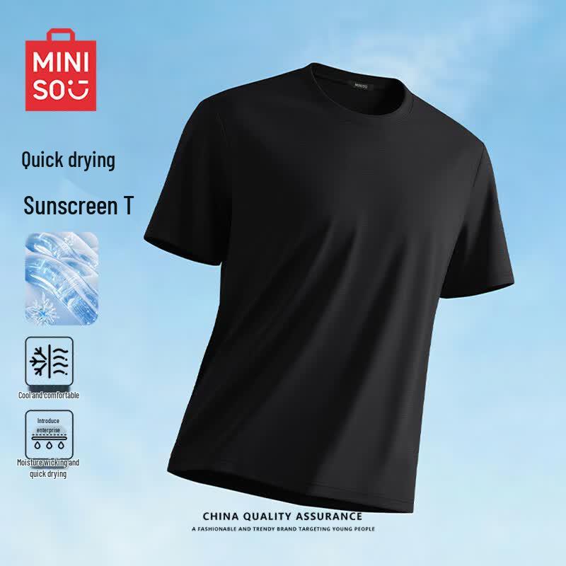 MINISO Men s Quick-Dry Cooling Sun Protection T-Shirt L