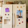 Bohemian Retro Floral Crystal Glass Refrigerator Magnets