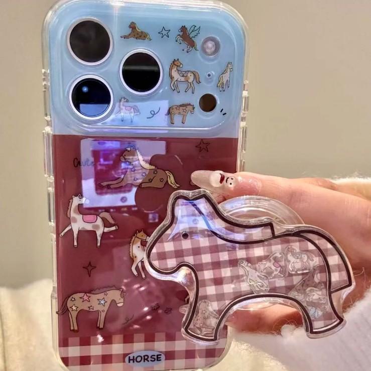 Cute dessert penguin pony rocking music for iphone17pro apple 16 new 15 mobile phone case