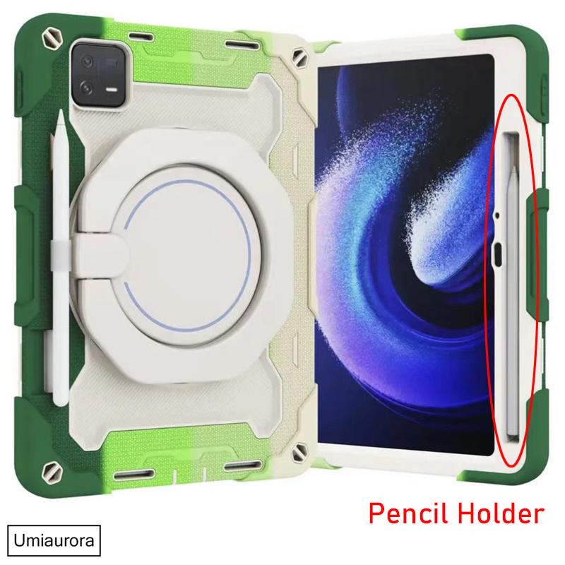 For Xiaomi Redmi Pad2 11 Inch SE 8.7 Pro 12.1 Pad 6 7 8 11.2 6S 7S Pro 12.5 Heavy Duty Rugged Tablet Case Stand Shockproof Funda