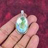 Rainbow Mystic Topaz Pendant, 925 Solid Sterling Silver Gemstone Jewelry, Handmade Pendant, For Thanksgiving