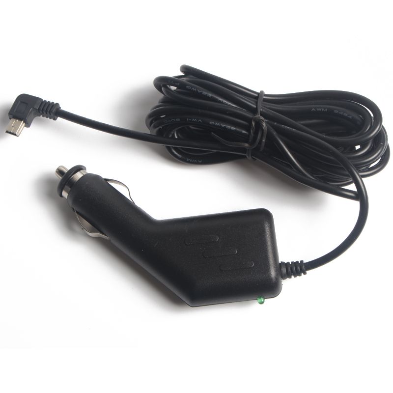 Navigation Car Dvr Charger 12/24V To 5V Mini USB Gps Navigator Power Cable
