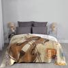 Abstract Cello Blanket Super Soft Warm Light Thin Abstract Cello Music Musician Instrument