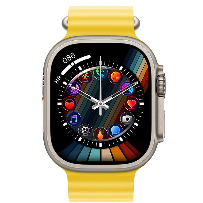 HK10 ULTRA 3 AMOLED Έξυπνο Ρολόι Ultra 2GB Οθόνη Always-on Αθλητικός Fitness Tracker Κλήση Bluetooth Γυναικείο Ανδρικό Έξυπνο Ρολόι