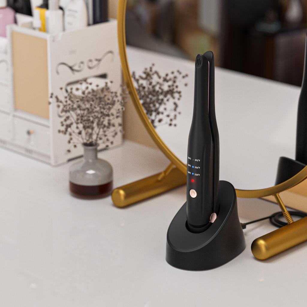 Portable Dual-Use Wireless Hair Straightener with Japanese and Korean Design