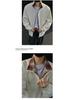 Men's Fall/Winter Plaid Patchwork Stand Collar Jacket - Trendy American High Street Style, Cool & Loose Lapel Coat