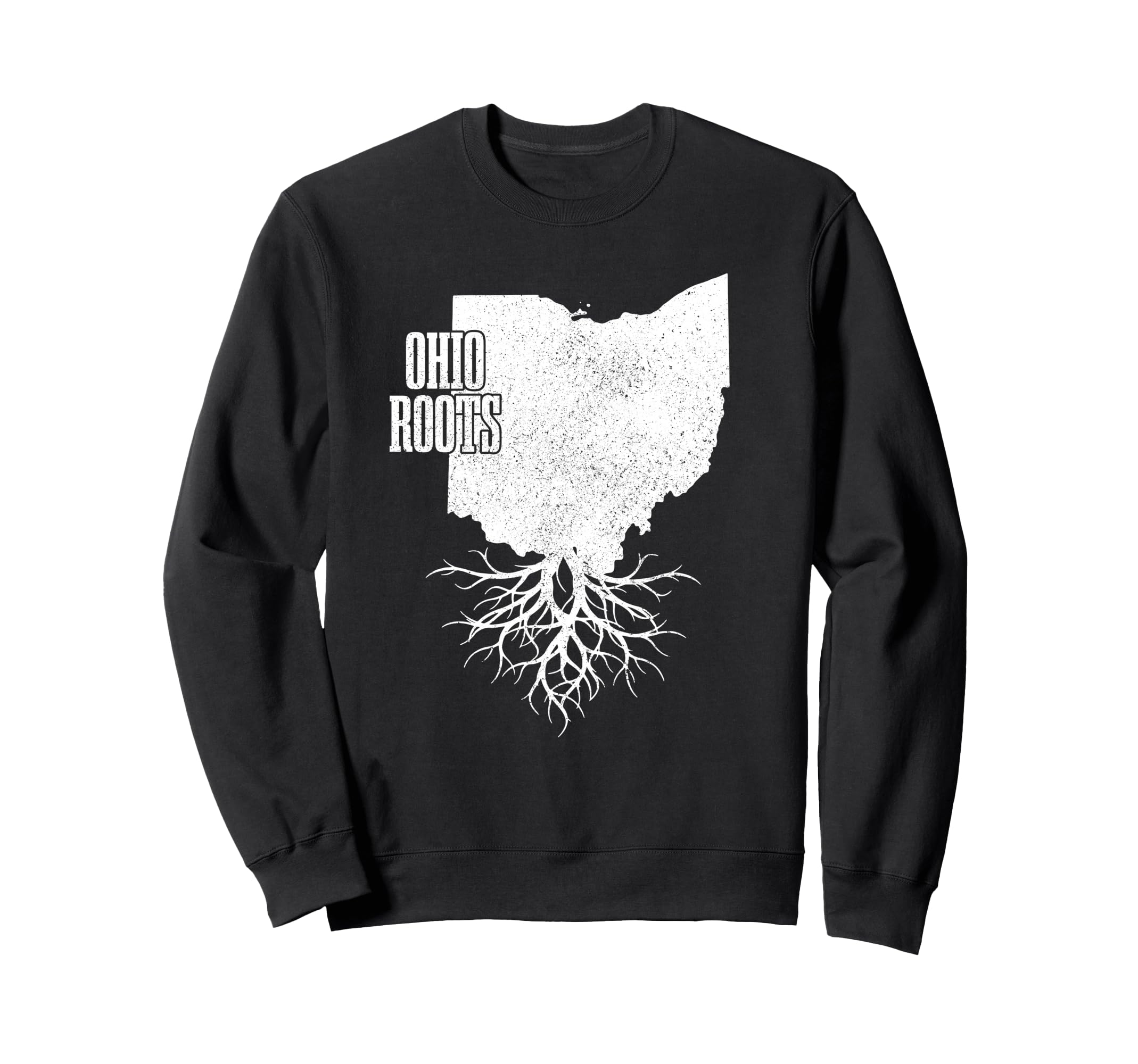 

Ohio Roots Vintage USA Patriotic Pride State Map Sweatshirt