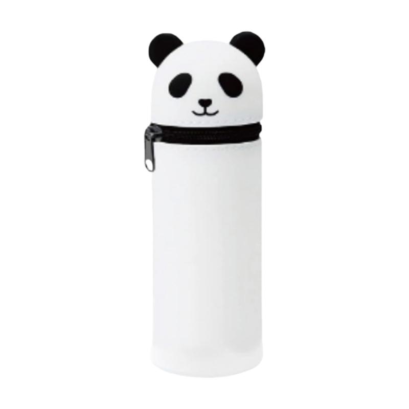 Telescoping Pencil Case Big Capacity Expandable Pen Pouches Soft Silicone Pen Bag Standing Pen Case for Kid Student