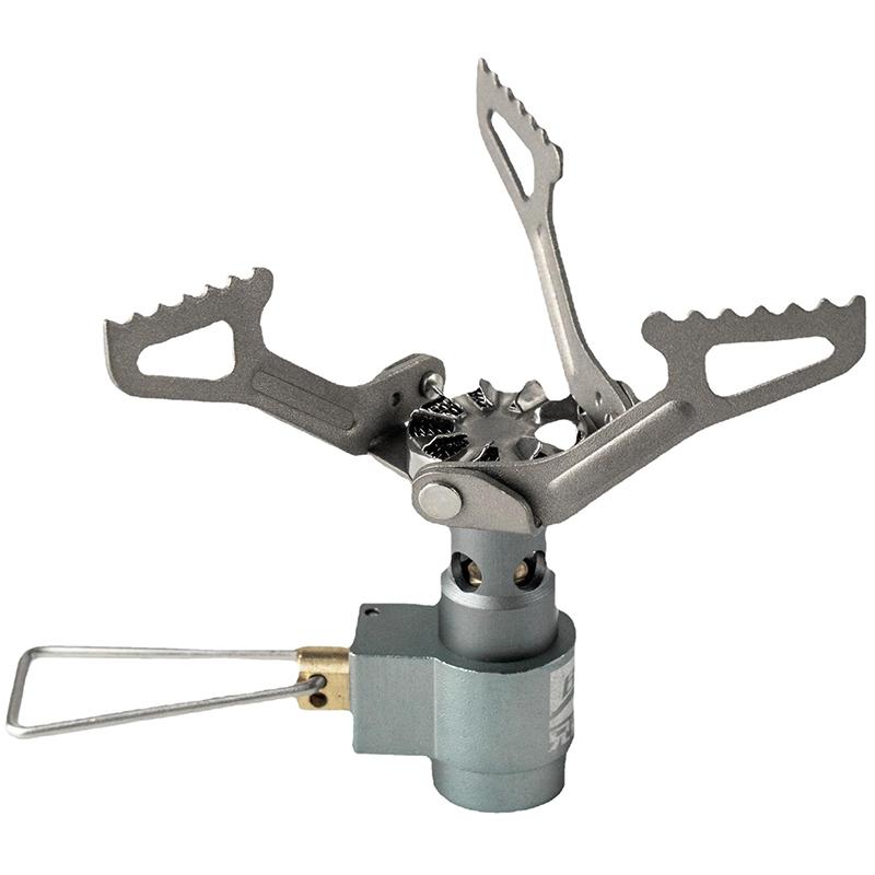 Outdoor Camping Titanium Mini Portable Outdoor Stove Wild Survival Cooking Picnic Gas Burner Equipment Outdoor Camping Gas Stove
