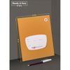 Target Publications Red And Blue Line With Gap Books | Small Four Line Books | 76 Ruled Pages | Hard Brown Cover | 15.5