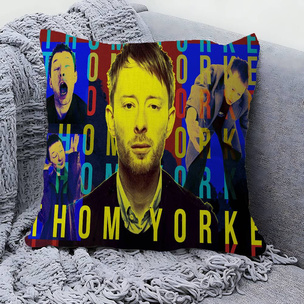 R-Radioheads Music Cushion Cover Car Throw Pillow Case For Sofa Car Christmas Gift 40x40cm 45x45cm