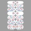 Patriotic Stars & Stripes Nail Stickers - Red & Blue Waterproof Decals for Independence Day (YMY2181-219)