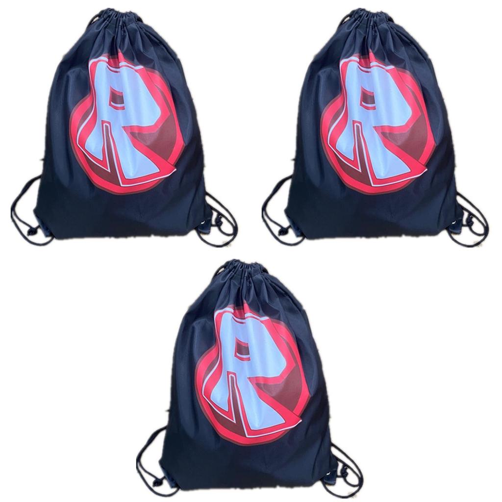 Roblox Backpack For Boys And Girls Durable And Waterproof With Drawstring Closure