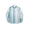 Li Ning Color Block Pointed Collar Casual Long Sleeve Shirt Women Shirts Silver ASHT504-2