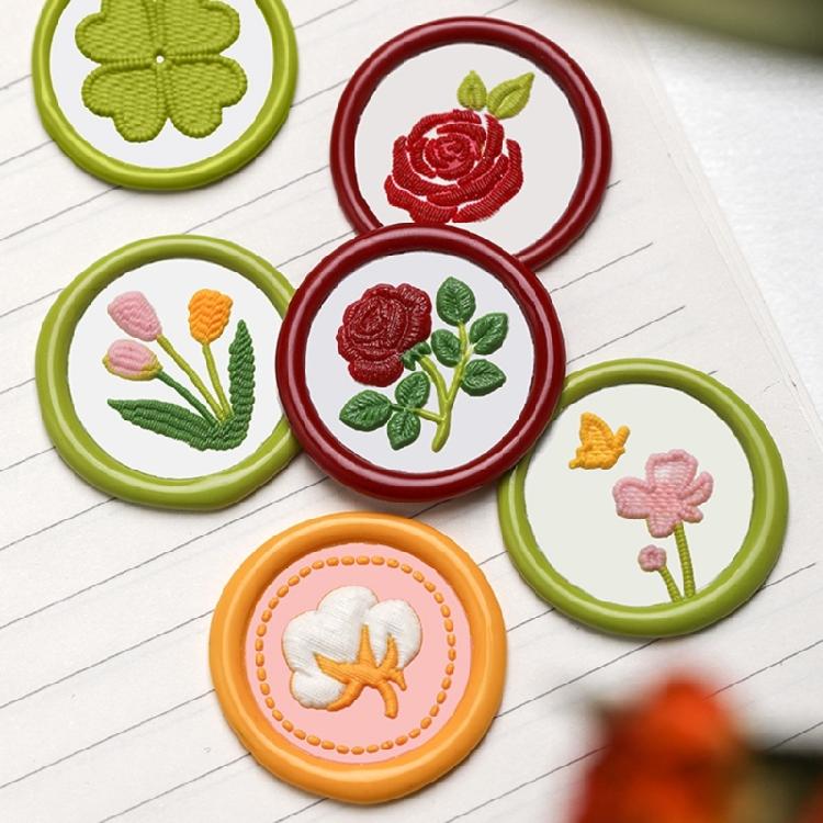 Emboss Wax Seal Stamp Head Removable Sealing Brass Stamp Head for Gift Envelope Invitations Greeting Card Decorations