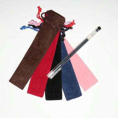 Double Sided High-end Velvet Bag for Fountain Pen, Convenient Protective Cover Thickened Drawstring Pen Bag Cover Pen Protection