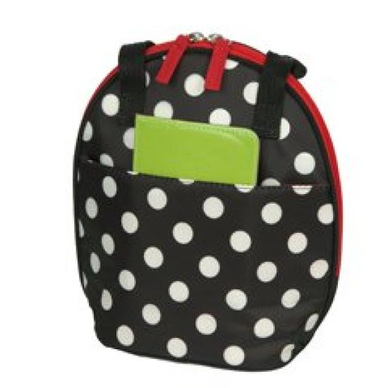 Husă pentru cană dublă cu izolație termică Hanna Hula, model girafă, neagră