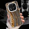 Gold Granite Marble Pattern Soft Phone Case for Xiaomi Redmi Note 13 14 15 Pro Plus 12S 12 11S 11 11T 10S 10 Shockproof Cover Ba